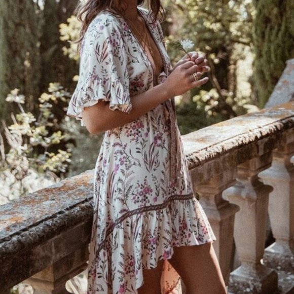 New Boho Summer Floral Maisie Bambi Beach Dress - Picture 7 of 14